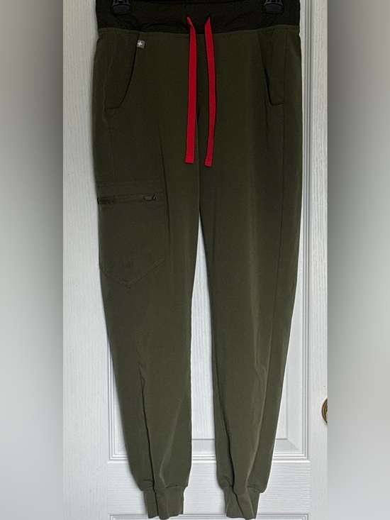 Figs Pants - FIGS Limited Edition Women's Moss/Olive Green Zamora Jogger Scrub Pants Size XS